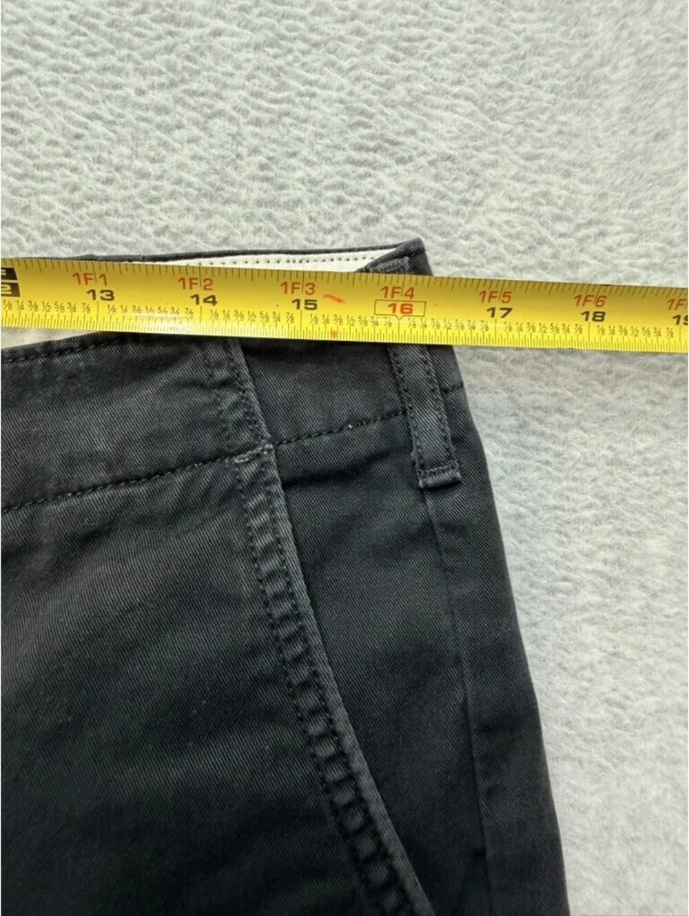 Levi's Mens Chino Pants 32x34 Black Flat Front Casual Work CW-4918